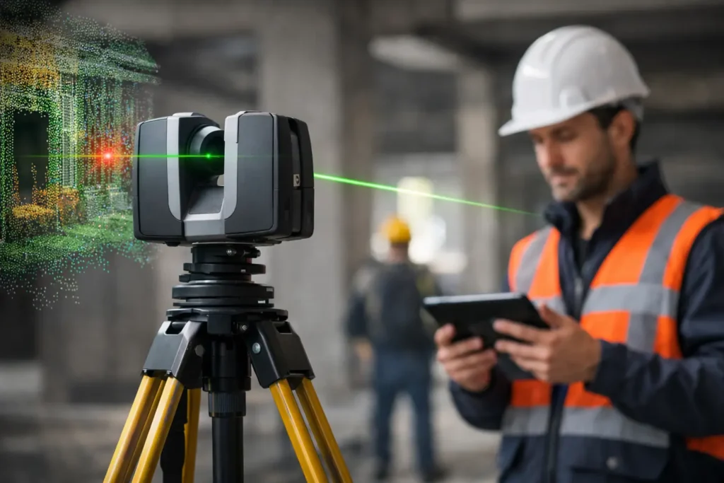 Escaneamento com laser scanner na prática