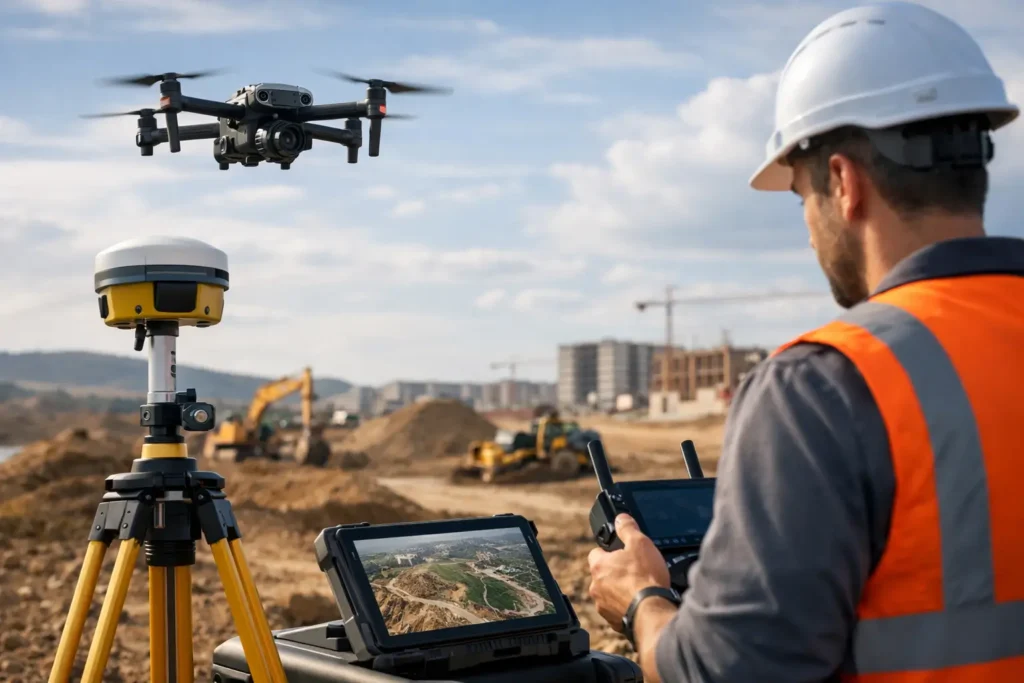 Topografia com drone para obras vale a pena?