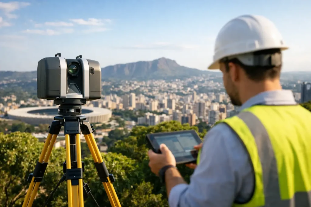 Escaneamento com laser scanner em Belo Horizonte