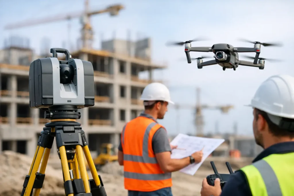 Laser scanner ou drone: qual usar na obra?