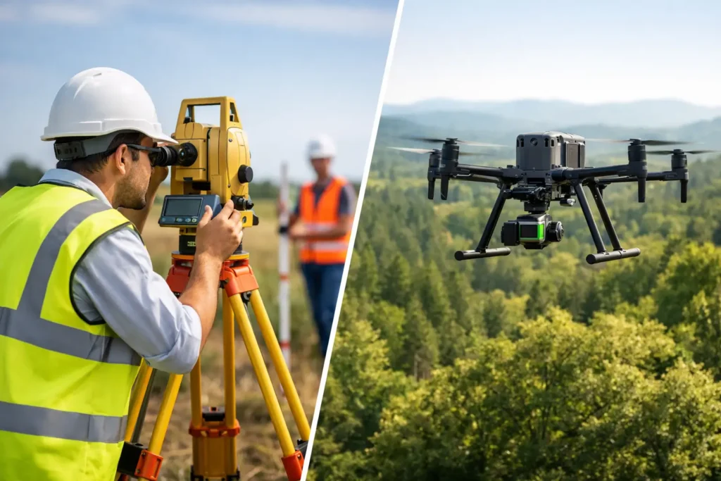 Levantamento convencional vs LiDAR: qual escolher?