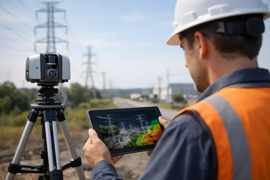 Levantamento de infraestrutura com LiDAR preciso