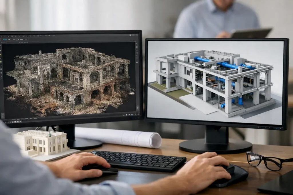 Modelagem BIM a partir de nuvem de pontos