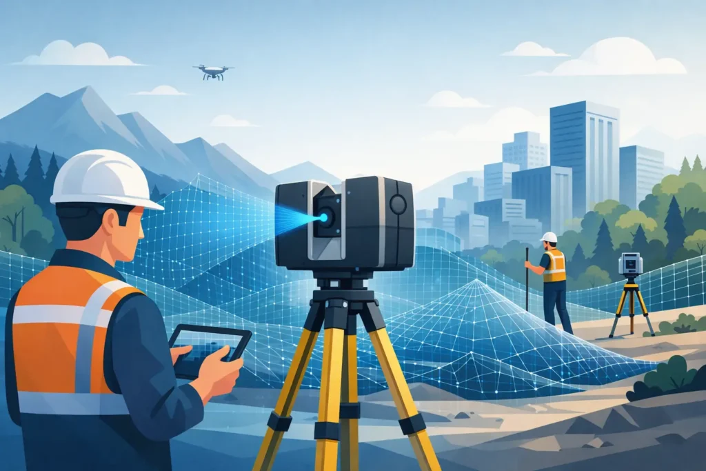 Escaneamento com FARO Focus na CST Topografia