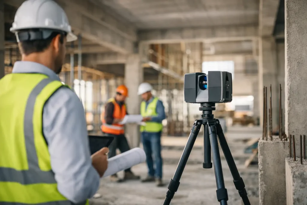 Guia de escaneamento para arquitetura em obras
