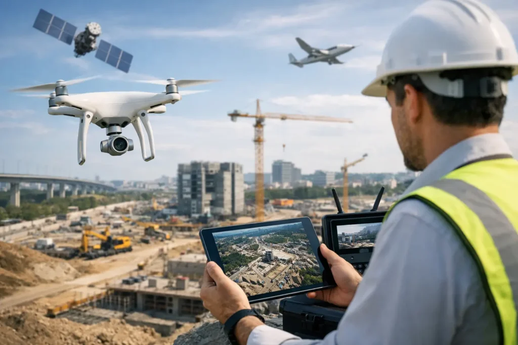 Sensoriamento remoto para obras e engenharia