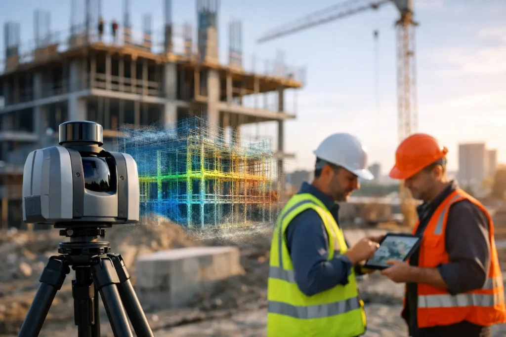 Tendências do LiDAR na construção em 2026