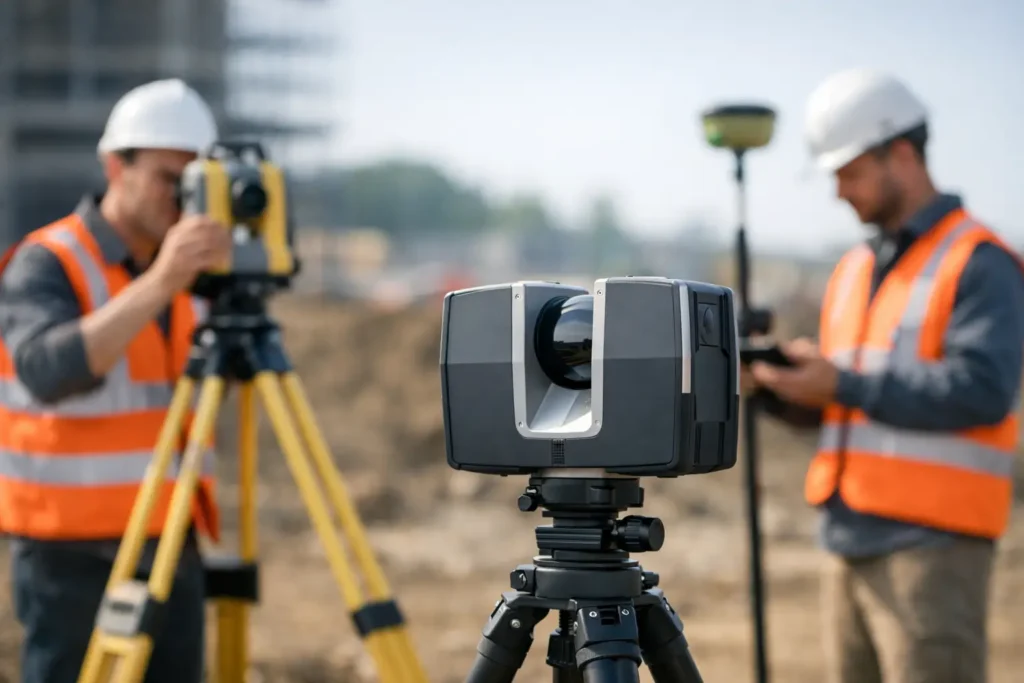 A CST Topografia só usa Laser Scanner FARO?