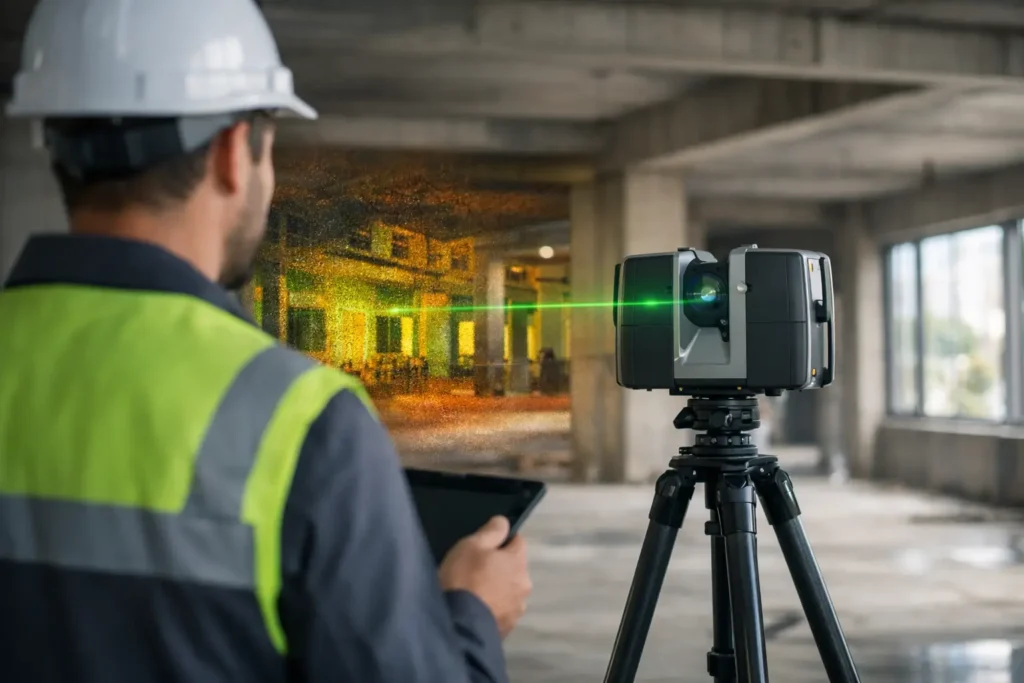 Empresa de as-built com laser scanner em MG